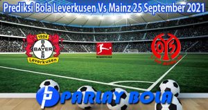Prediksi Bola Leverkusen Vs Mainz 25 September 2021